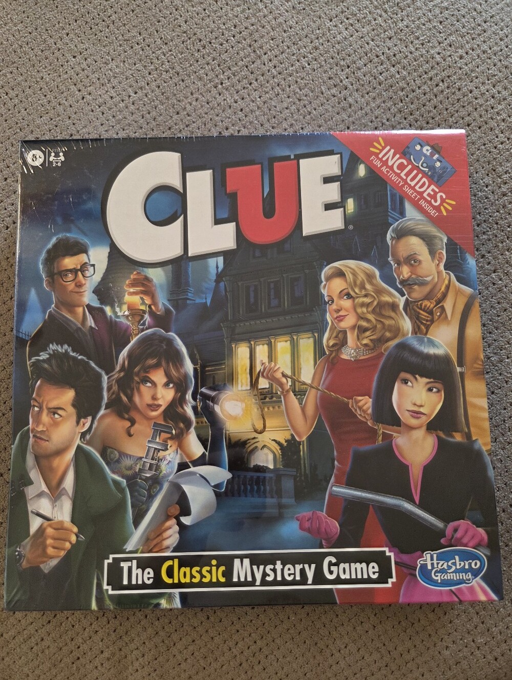 Clue Board Game, Mystery Game for Kids Ages 8 and Up, Family Games for 2-6 Playe - Picture 6 of 14